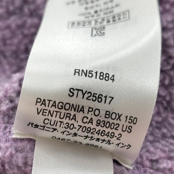 Patagonia Hazy Purple Quarter Zip Pullover Better Sweater - Picture 12 of 12